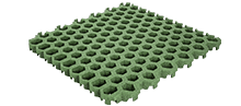 Rasengitterplatte Hexagon 4,5cm